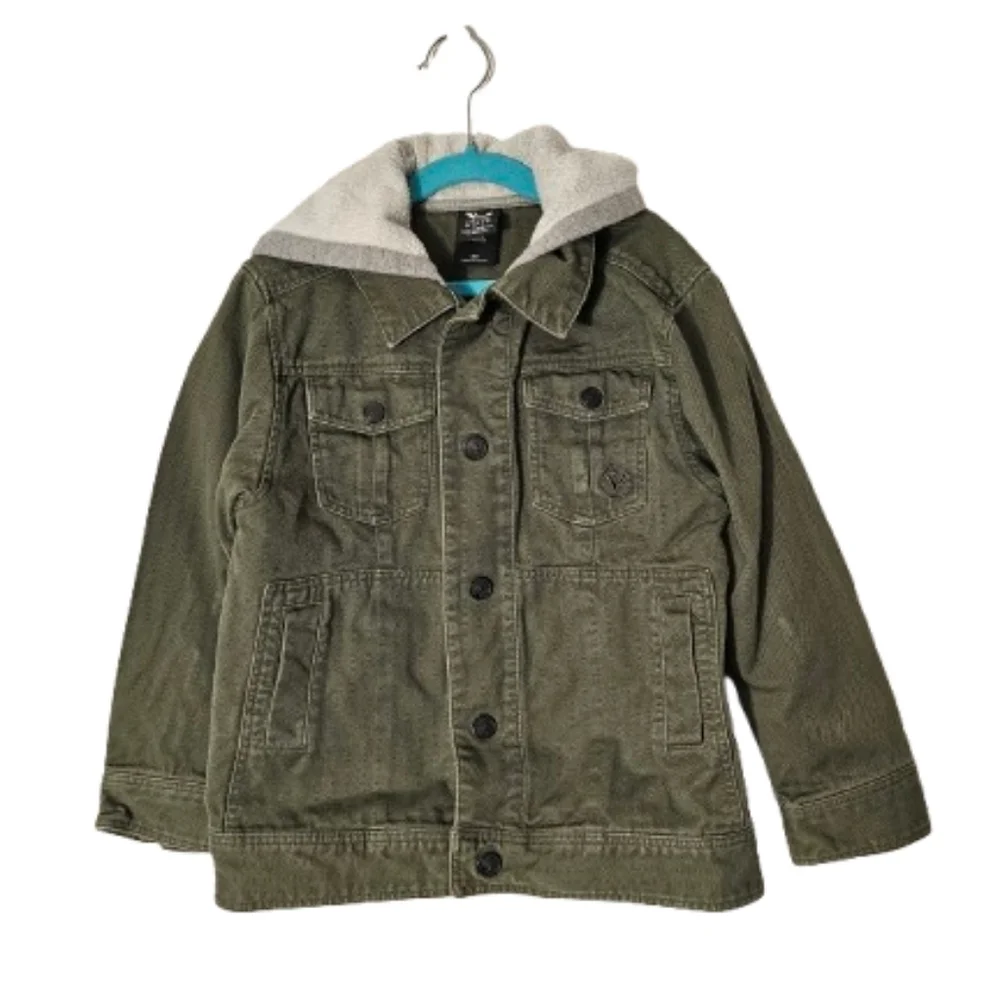Shaun White Kids Green Hooded Jacket Size XS